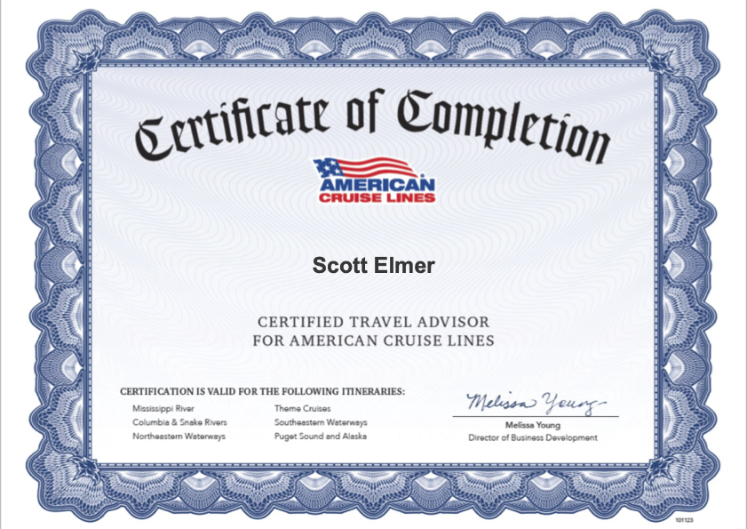 1 – American Cruise Line